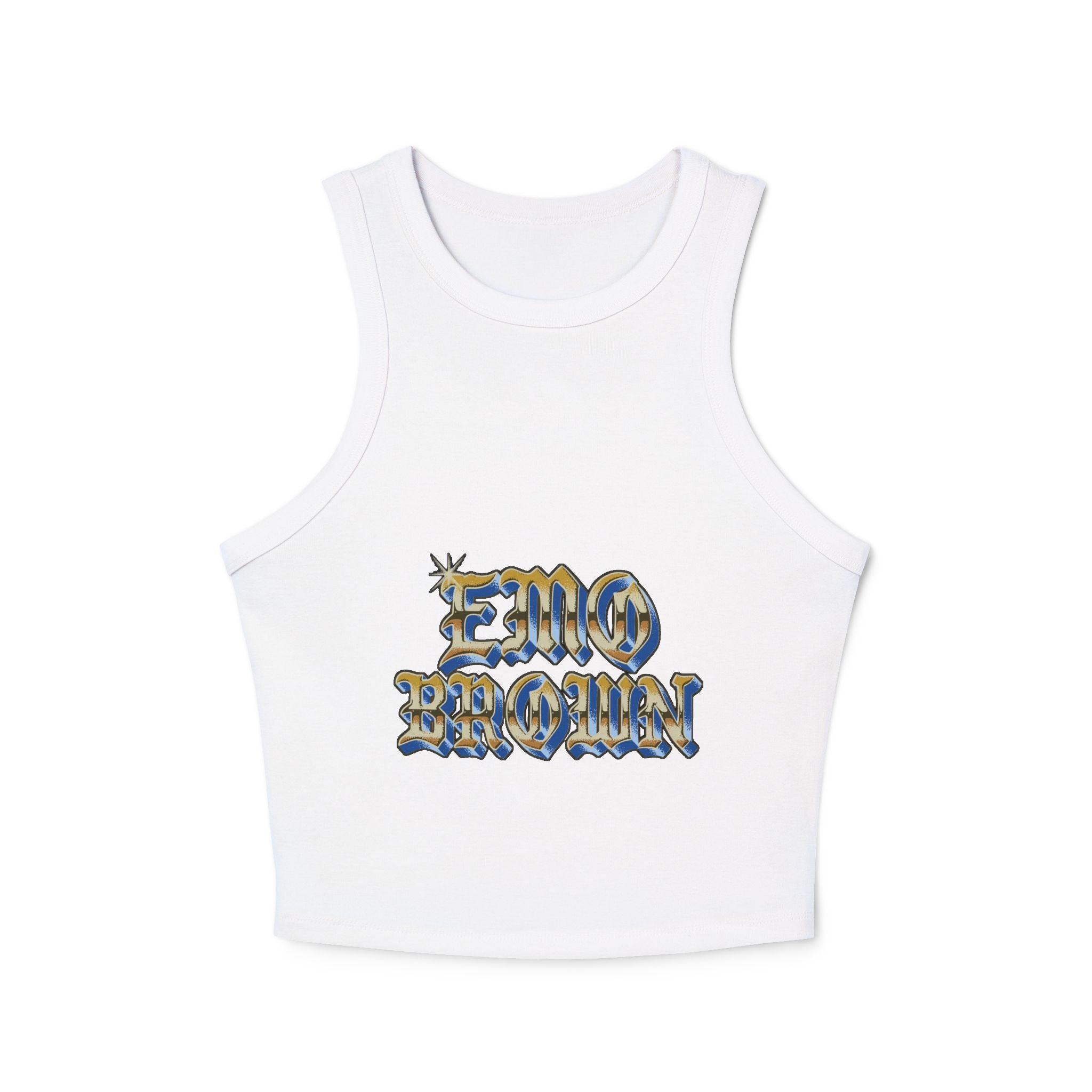 Women's Chrome Micro Rib Racer Tank