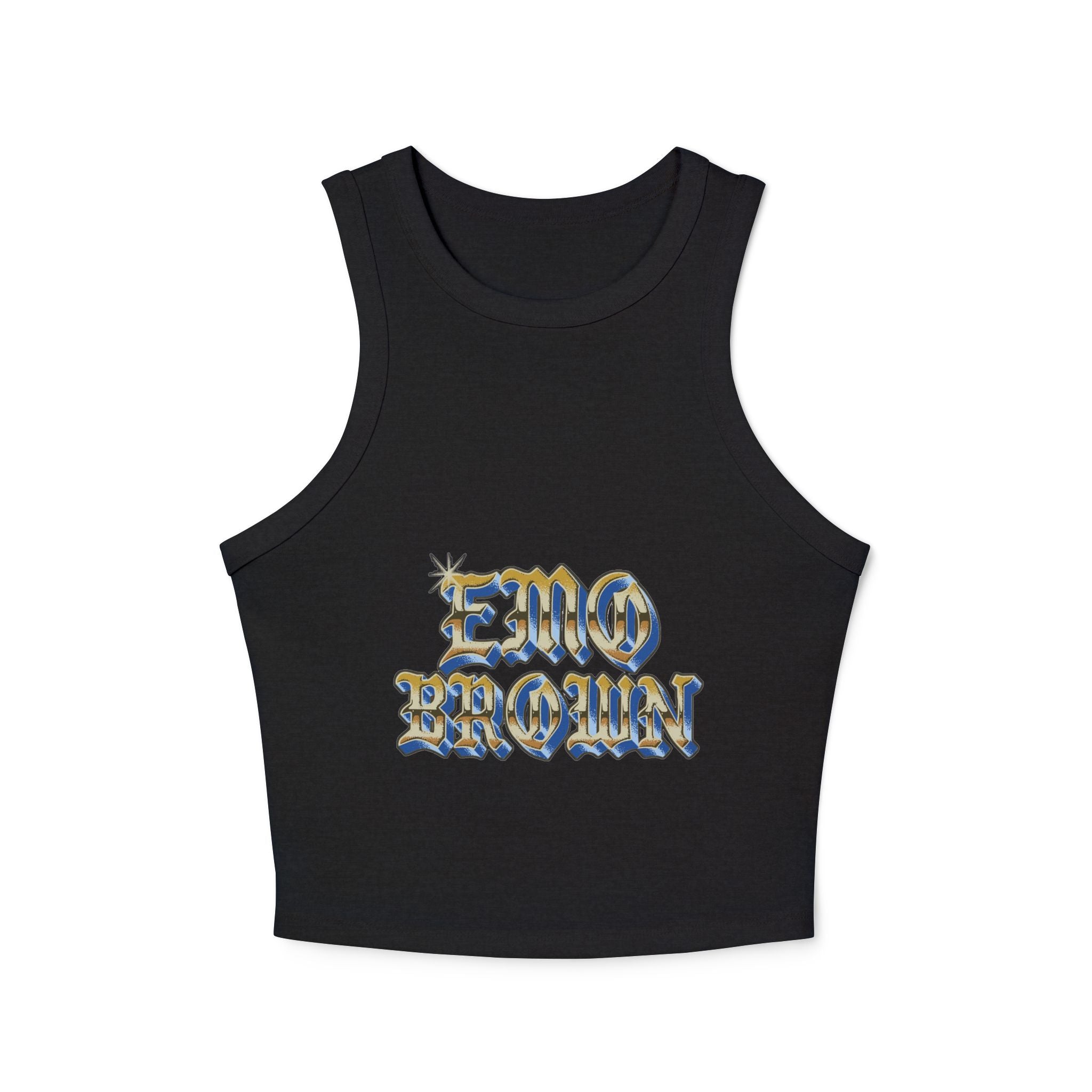 Women's Chrome Micro Rib Racer Tank